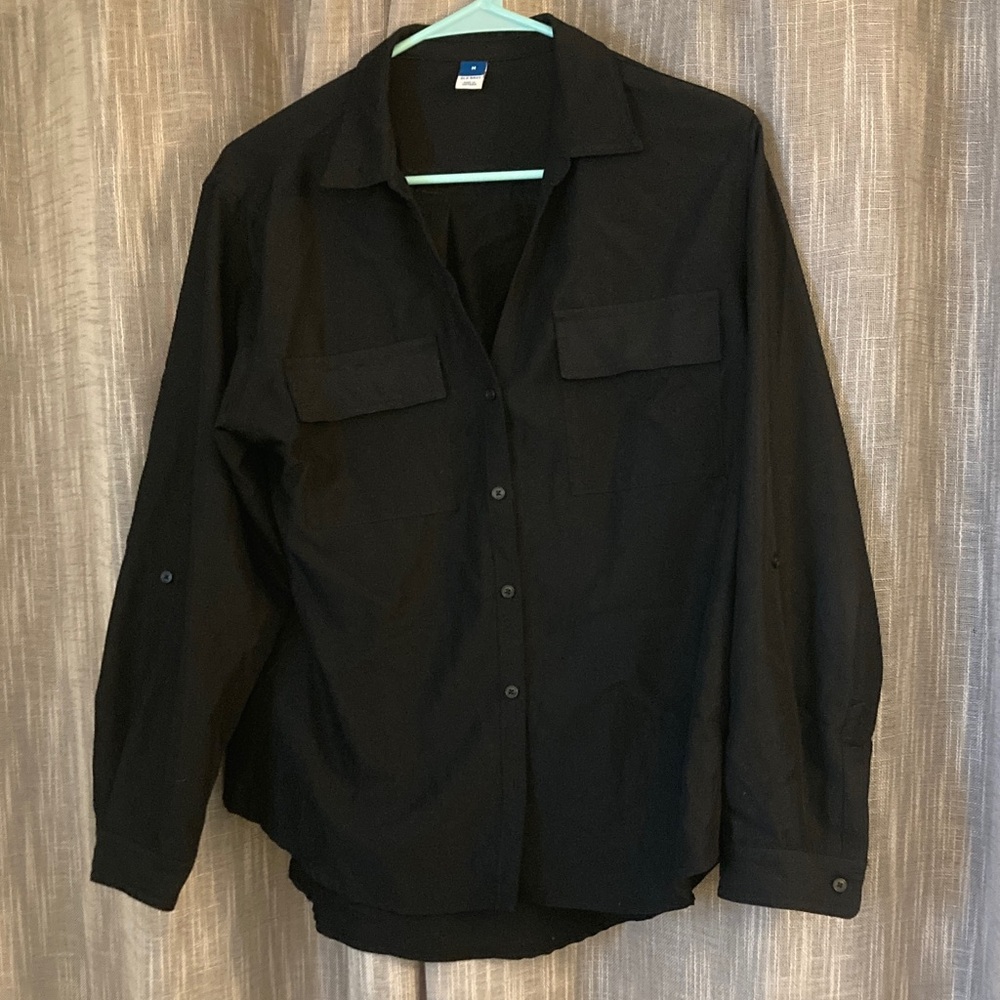 Black Button-Up Shirt